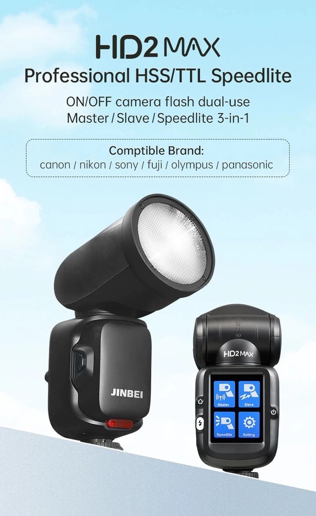 Đèn Flash Speedlite cao cấp HD - 2Max