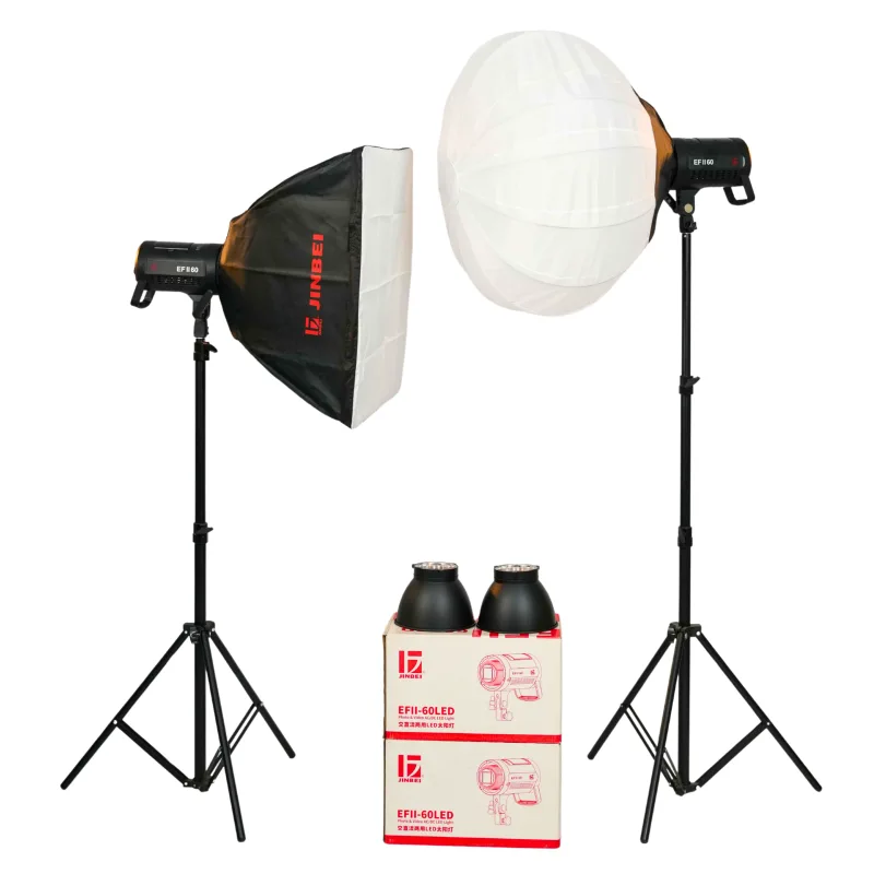 Combo 2 đèn Led Jinbei EFII-60LED
