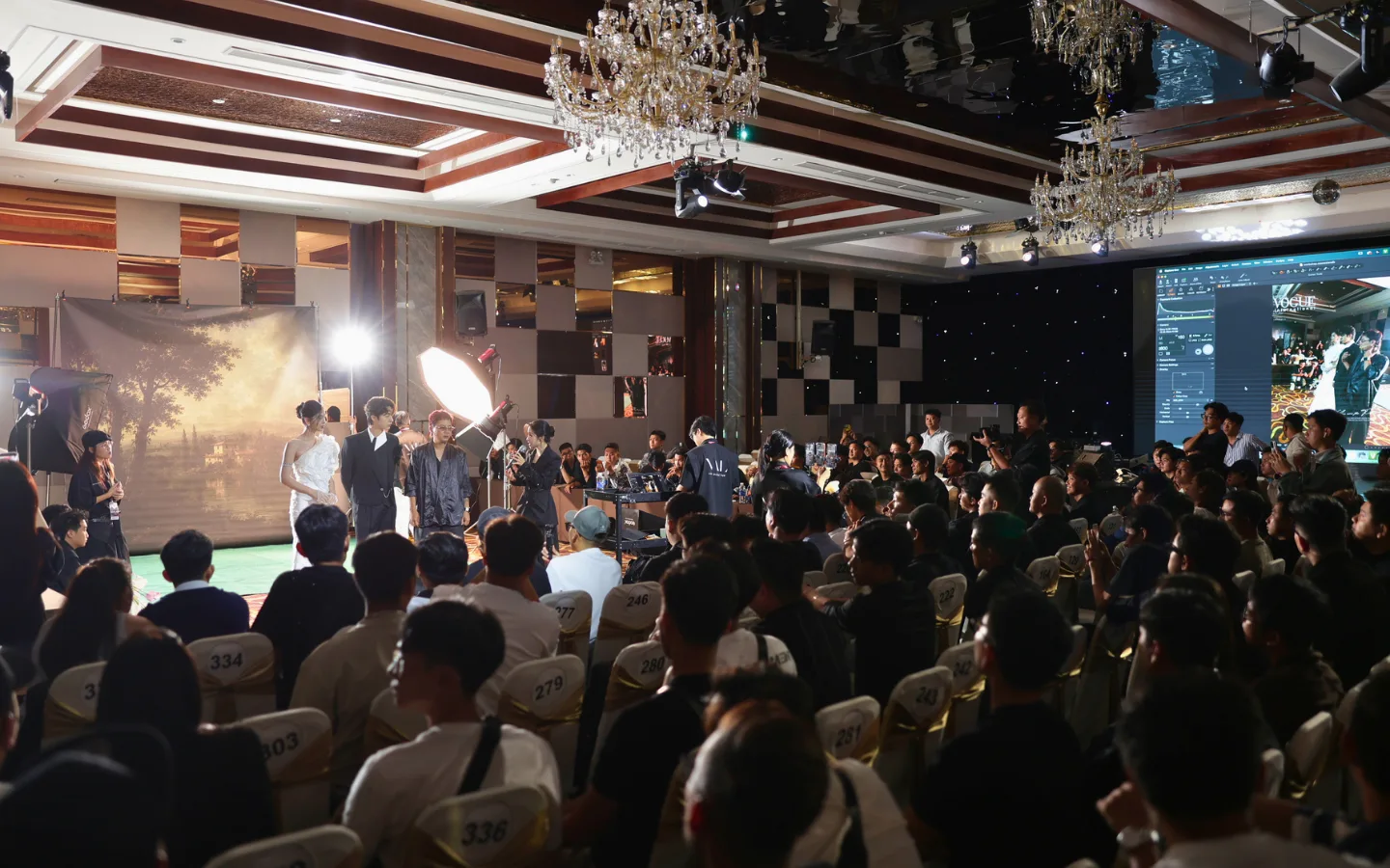 Không gian trải nghiệm thiết bị ánh sáng tại NAL Workshop HCMC 2026