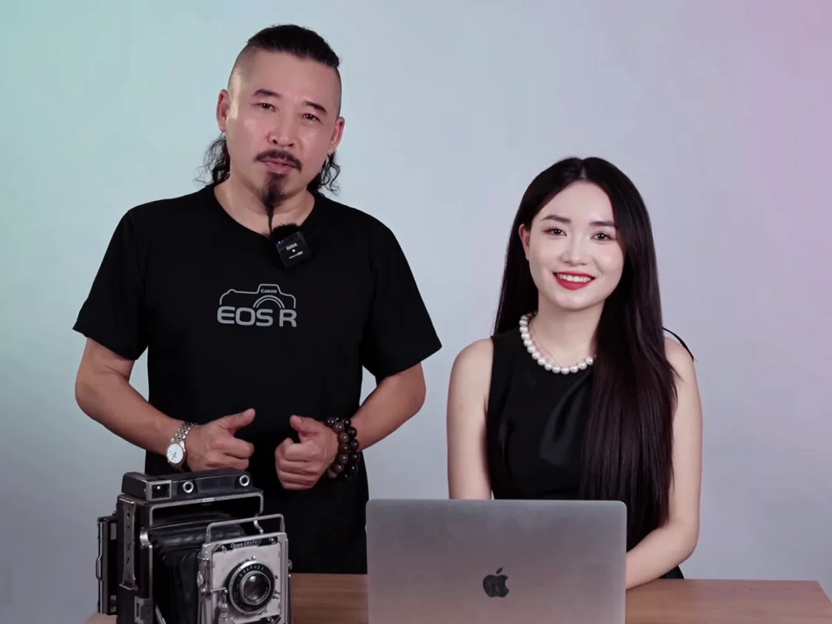 So sánh hình ảnh trước và sau khi sử dụng đèn quay chụp