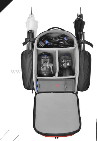 Bộ đôi túi và balo đựng đèn jinbei chính hãng.