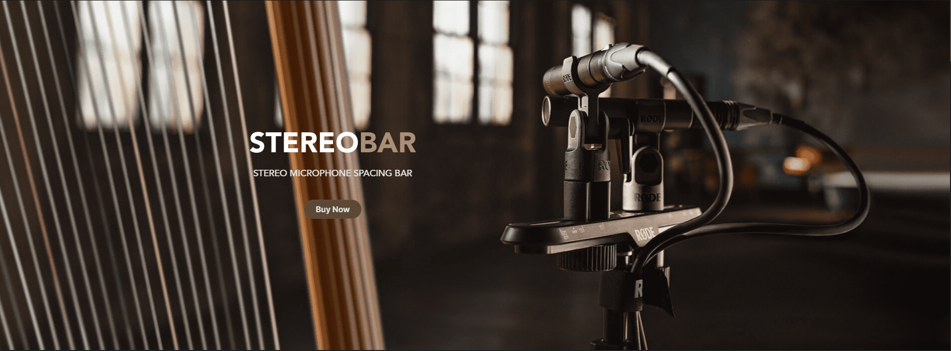 Rode Stereo Bar – Stereo Microphone Spacing Bar