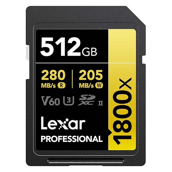 Thẻ Nhớ SDXC Lexar Professional 1800x UHS-II V60 Series