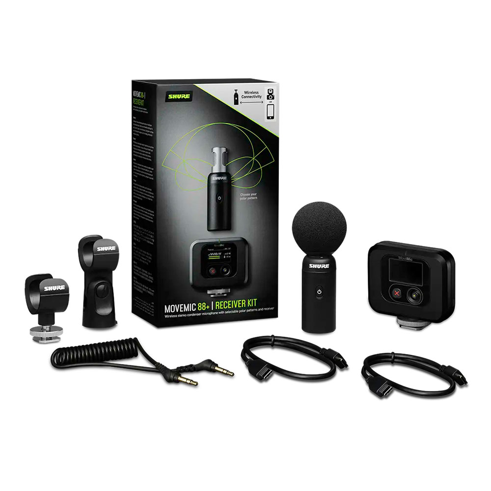 Micro Thu Âm Không Dây Shure MoveMic 88+ Wireless Video Microphone