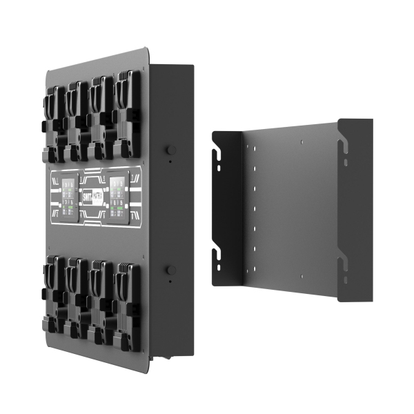 Bộ sạc SWIT MATRIX-S8 8×100W siêu nhanh cho pin V-Mount treo tường