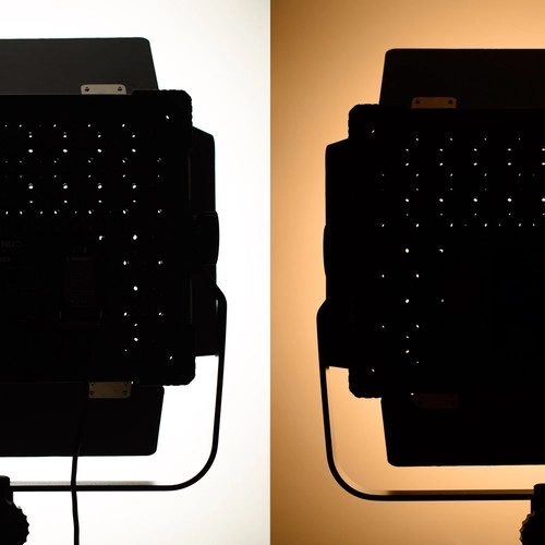 Đèn Led Yongnuo YN6000 với softbox