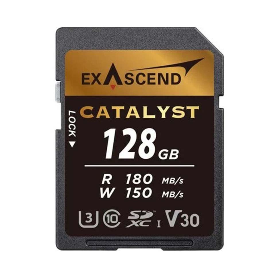 Thẻ nhớ SD Exascend Catalyst V30 128GB đọc 180MB/s ghi 150MB/s