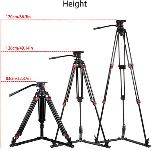 Chân máy quay Miliboo MTT609B Carbon - Hàng chính hãng