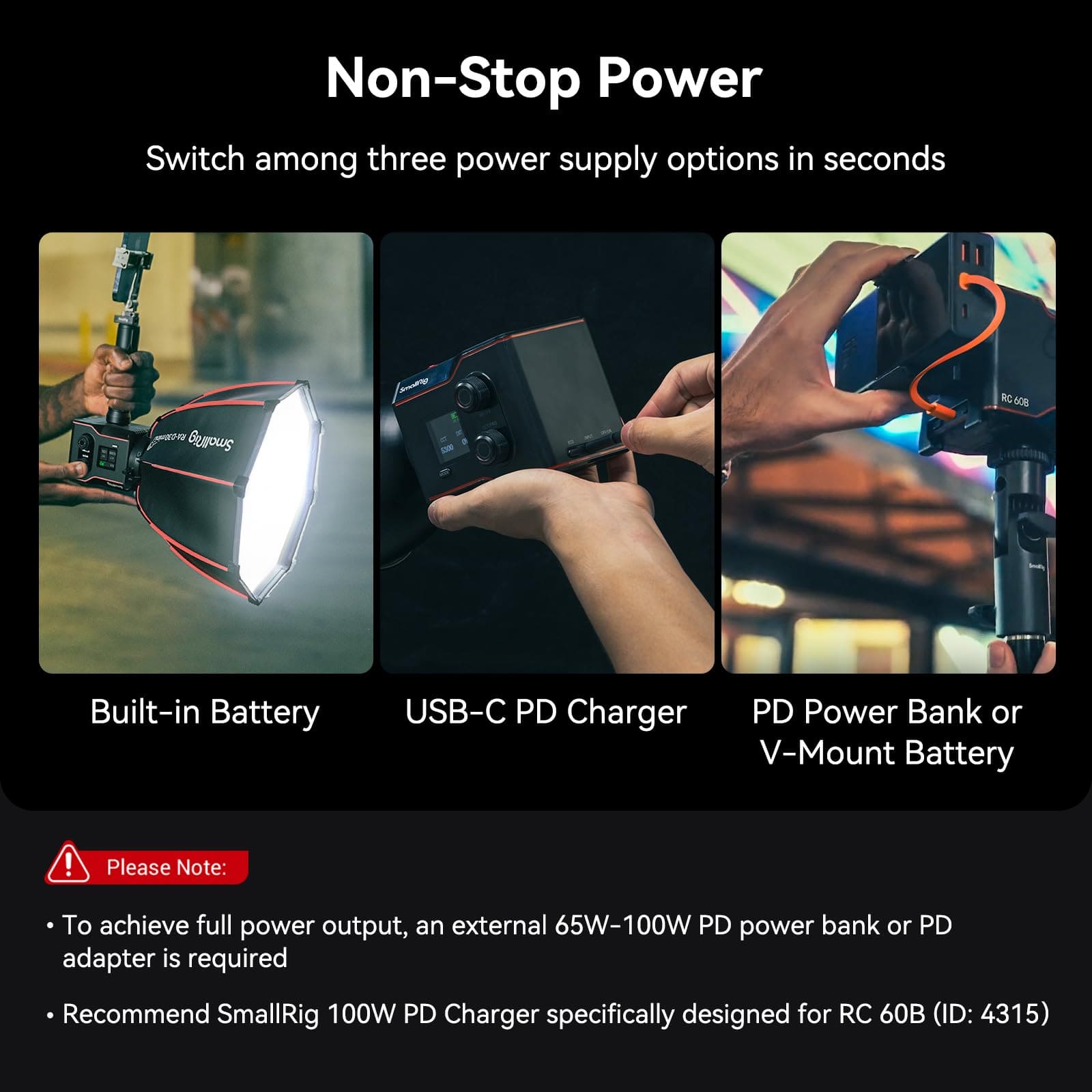 Đèn led SmallRig RC 60B