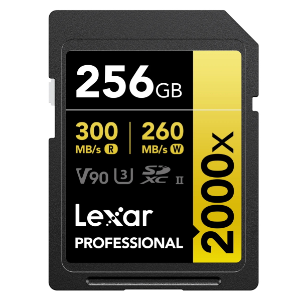 Thẻ nhớ SDXC Lexar Professional Gold 2000x UHS-II V90
