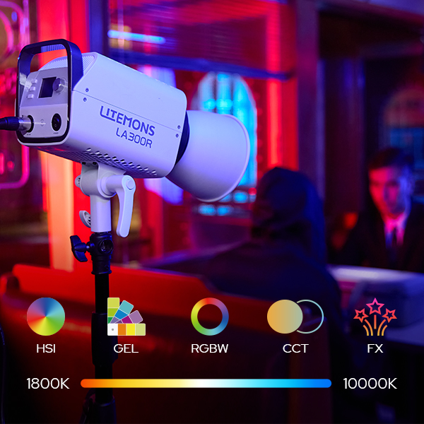 Đèn Led Godox LITEMONS LA300R RGB - Hàng chính hãng