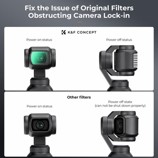 Kính Lọc K&F Concept Magnetic MCUV (KF01.2534) Cho DJI Osmo Pocket 3 Và Pocket 4