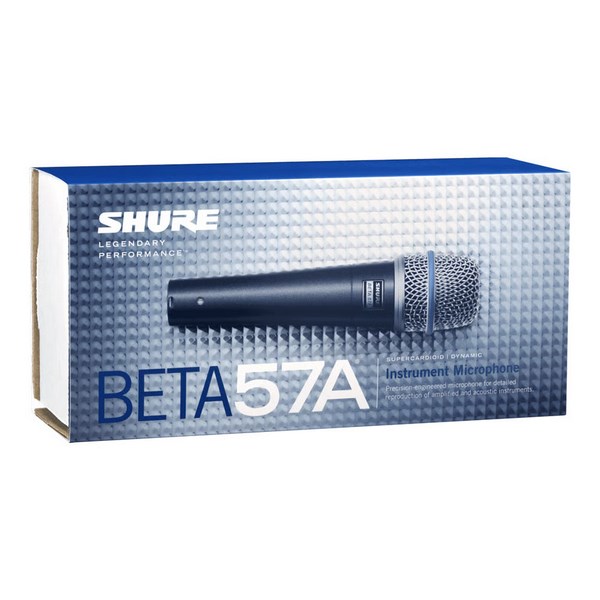 Micro Thu Âm Nhạc Cụ Shure BETA 57A Dynamic Instrument Cho Studio Và Biểu Diễn Sân Khấu Chuyên Nghiệp