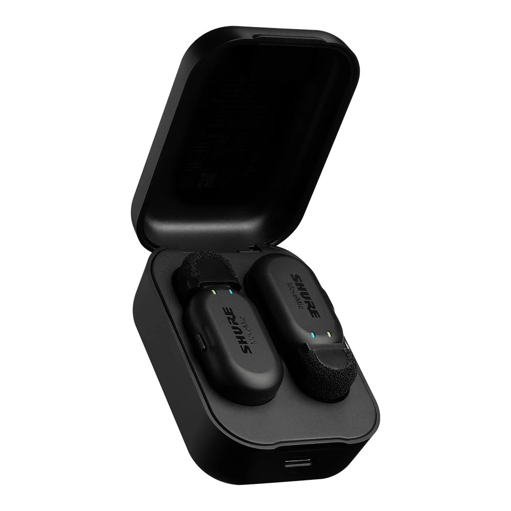 Micro Thu Âm Không Dây Shure MoveMic Two Cho Máy Ảnh, Điện Thoại Và Máy Tính