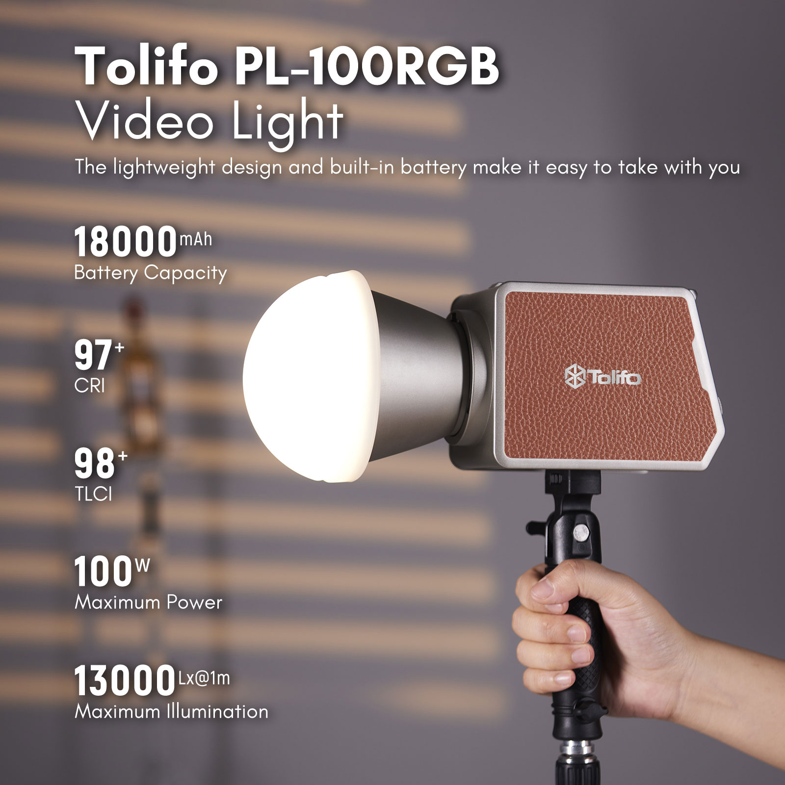 Đèn led Tolifo PL-100RGB - PALM LED