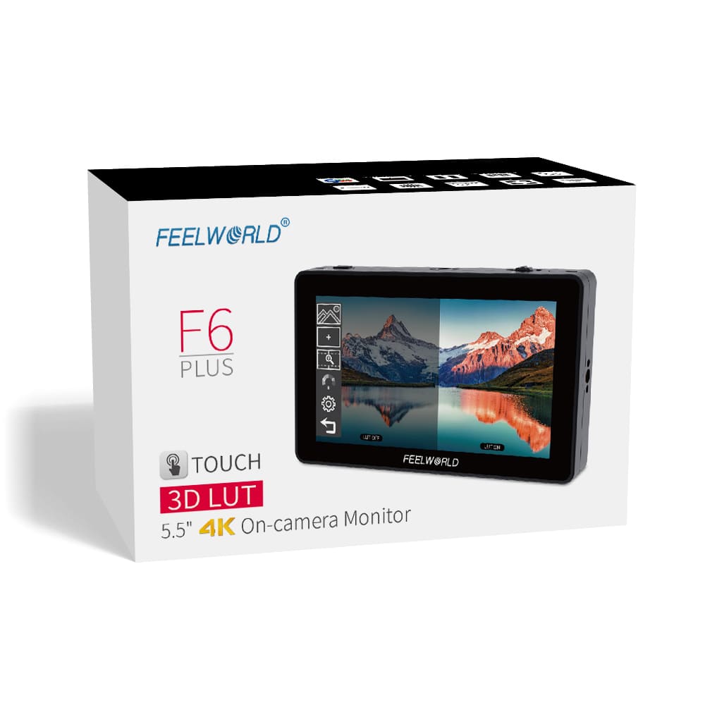 Màn hình cảm ứng Feelworld F6 Plus V2 – 6 inch/Cảm ứng/3D LUT/IPS/4K