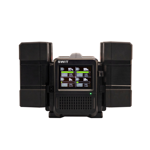 Bộ sạc SWIT PC-P461S 4x100W siêu nhanh cho pin V-Mount