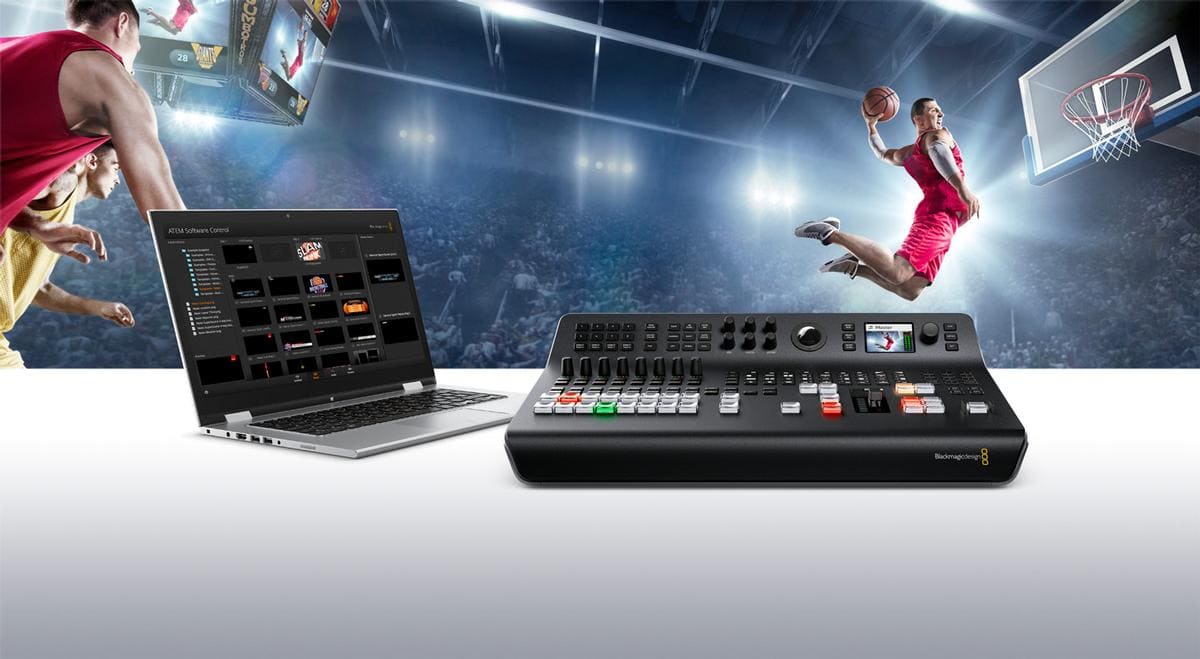 Bàn trộn Blackmagic ATEM Television Studio Pro 4K ISO – Hàng Chính Hãng