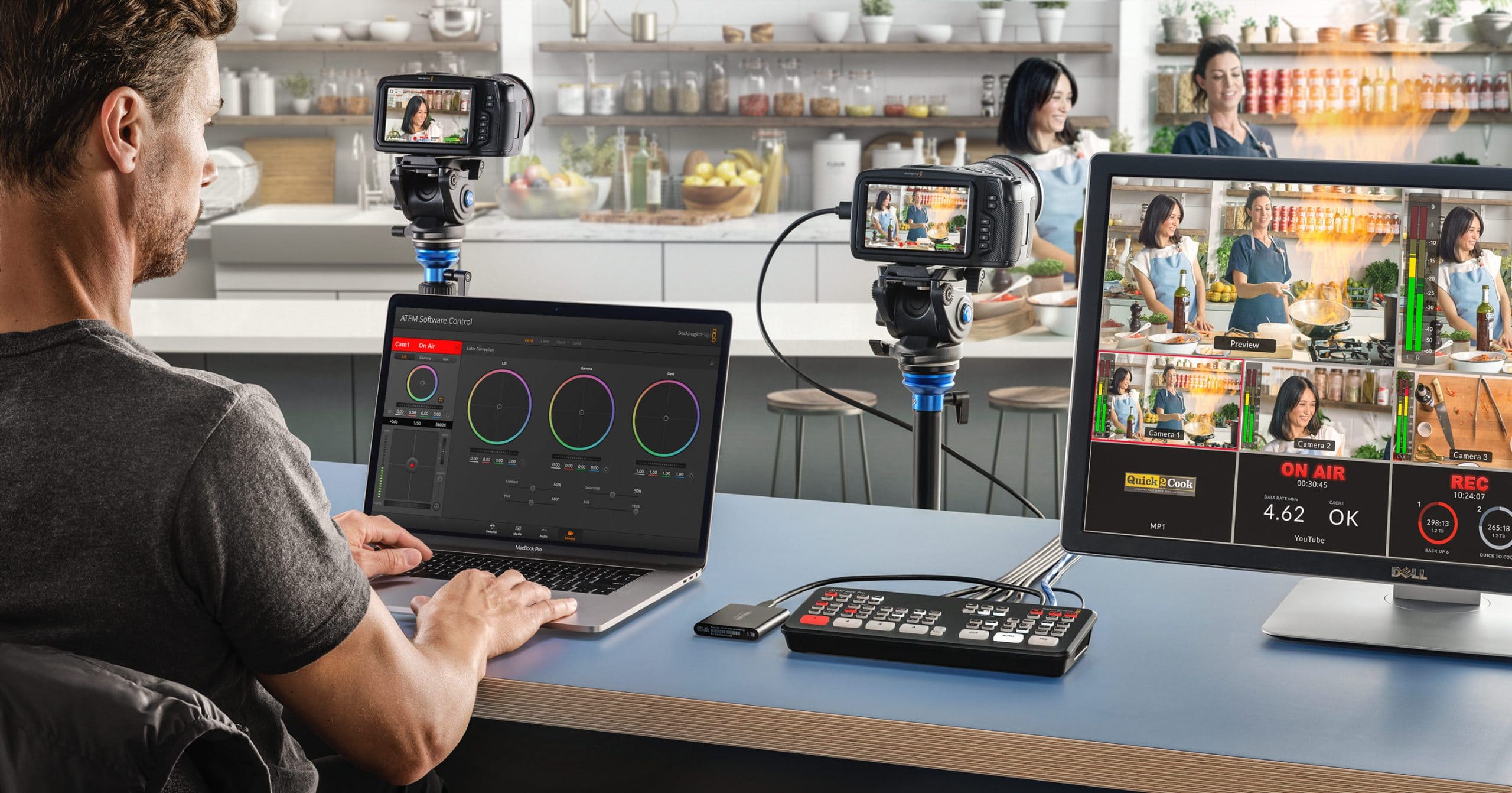 Bàn trộn Blackmagic ATEM Mini Pro | Hàng Chính Hãng