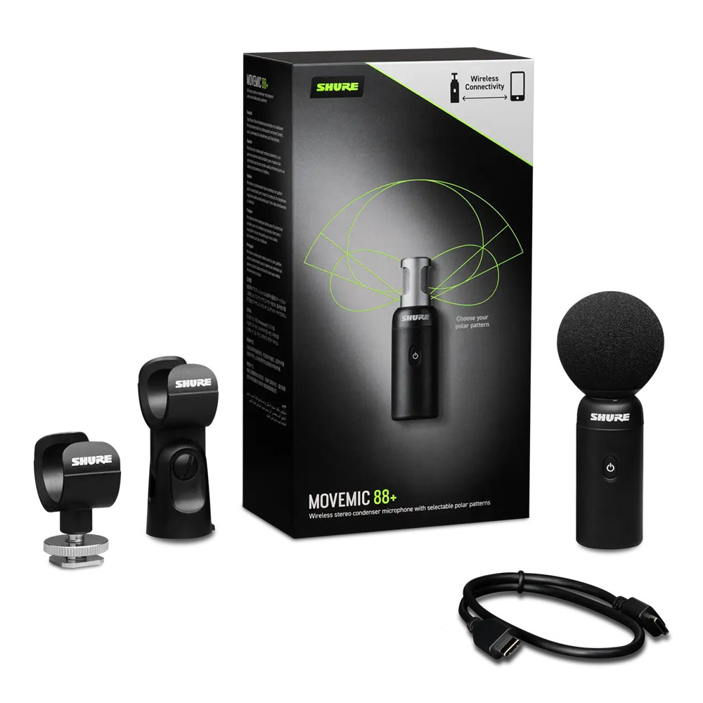 Micro Thu Âm Không Dây Shure MoveMic 88+ Wireless Video Microphone