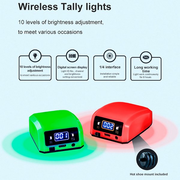 Đèn Tally Không Dây Naya HDI TL-170 Cho Truyền Hình Và Livestream Multi-Cam