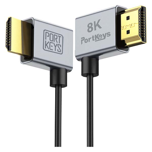 Dây HDMI Portkeys 2.5MM Ultra-Thin - Hàng chính hãng