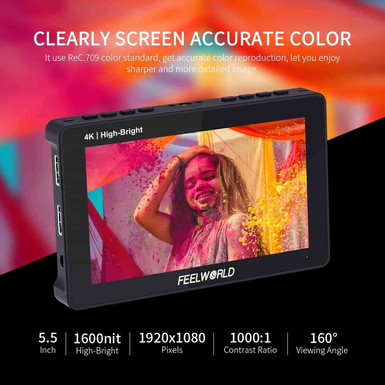 Màn hình cảm ứng Feelworld F5 PRO X 5.5 inch 1600nits