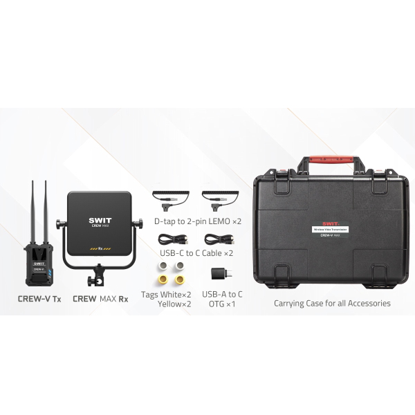 Swit Crew-V Max Hệ thống truyền video không dây 3G-SDI HDMI V-Mount