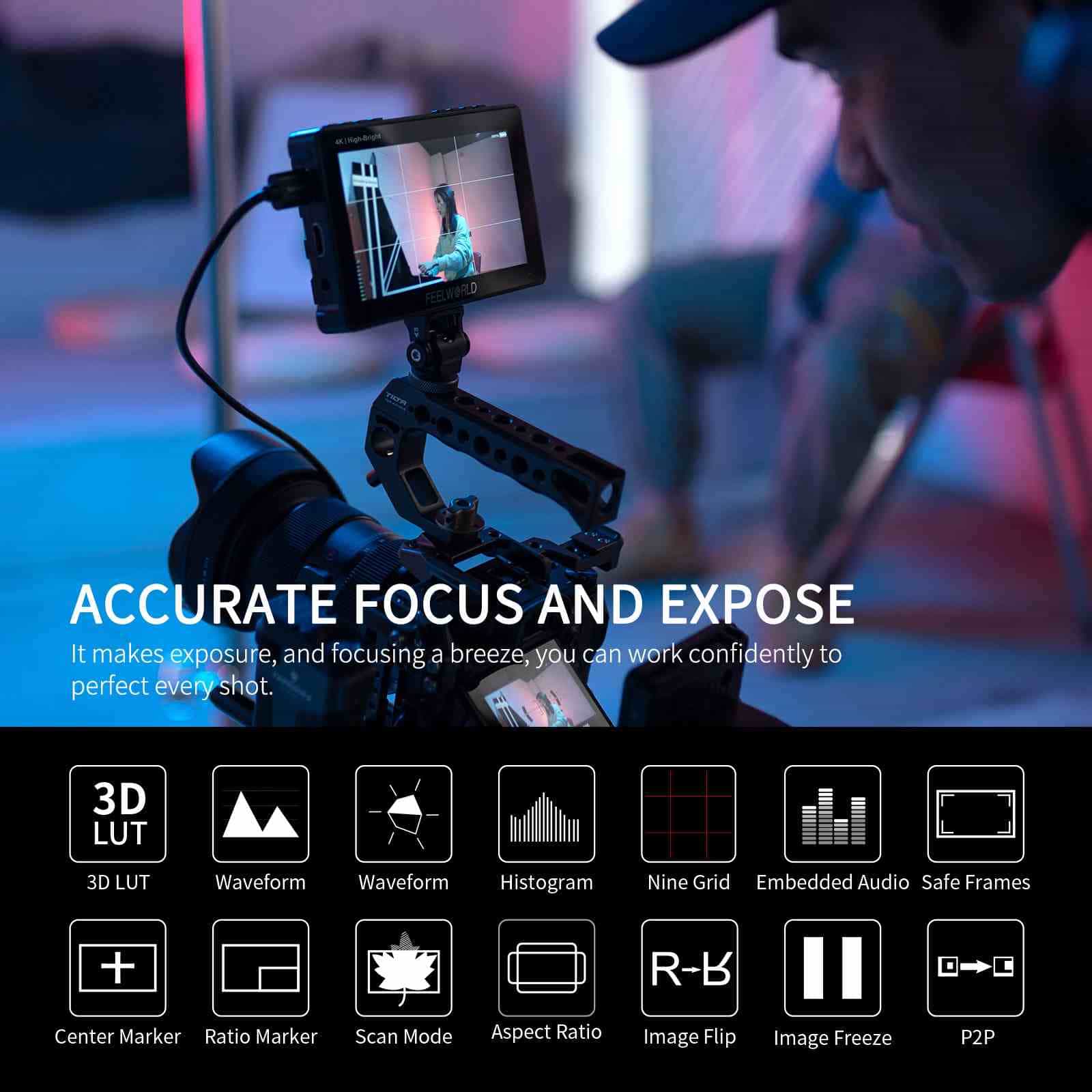 Màn hình cảm ứng Feelworld F5 PRO X 5.5 inch 1600nits