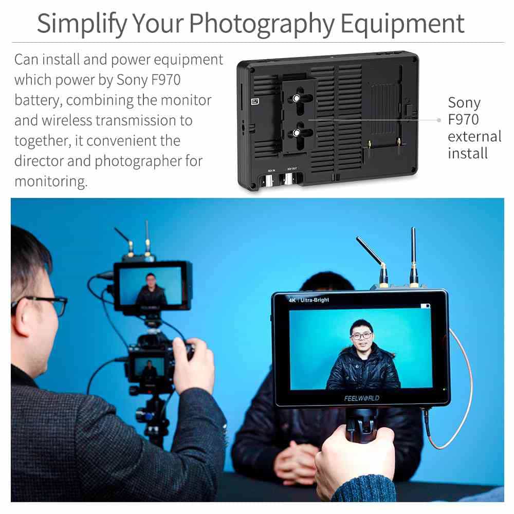 Màn hình cảm ứng Feelworld LUT7S Pro 7 inch 3D LUT 4K HDMI 3G-SDI
