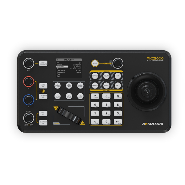 Bộ điều khiển camera Avmatrix PKC3000 - IP & SERIAL PTZ Camera Controller