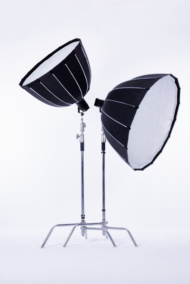 Softbox Tolifo Deep 120cm thao tác nhanh kèm lưới tổ ong