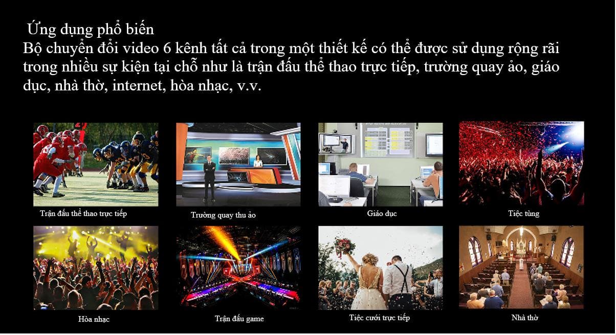 Bộ trộn Video Avmatrix PVS0615U – Hàng Chính Hãng