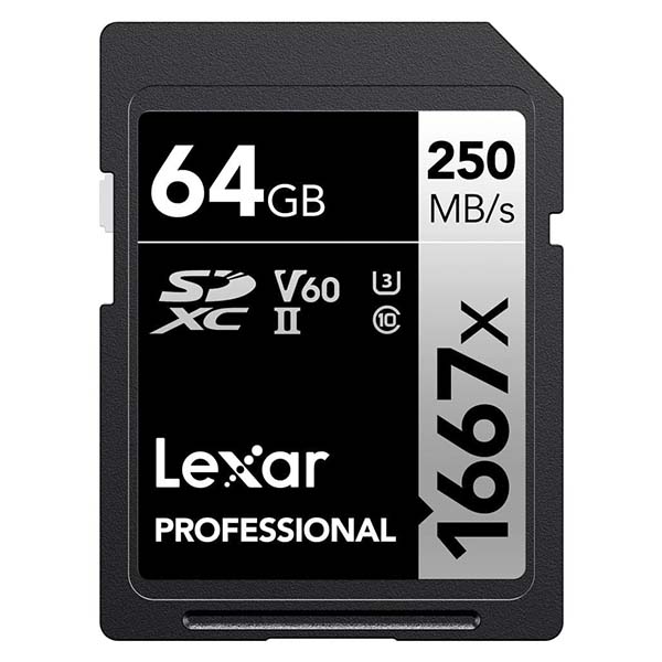 Thẻ nhớ SDXC Lexar Professional 1667x UHS-II V60 Series