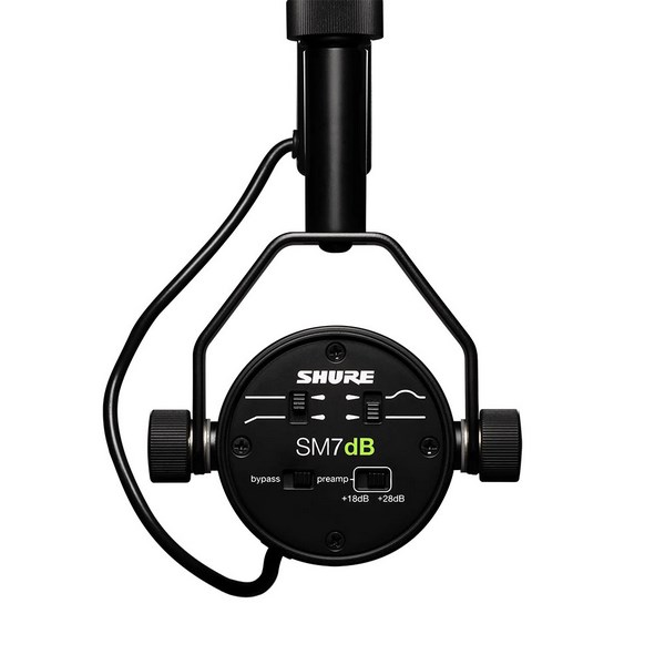 Micro Thu Âm Shure SM7dB Vocal Microphone Tích Hợp Preamp Tự Động Cho Studio Và Podcast Chuyên Nghiệp