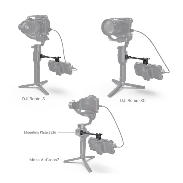 Tay gắn Monitor Smallrig 2889 for Gimbal DJI, Zhiyun, Moza