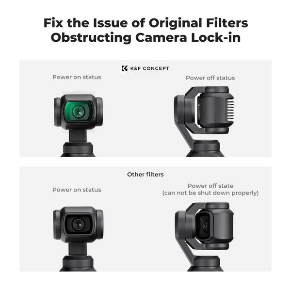 Kính Lọc K&F Concept Magnetic Black Mist 1/8 (KF01.2614) Cho DJI Osmo Pocket 3 Và Pocket 4