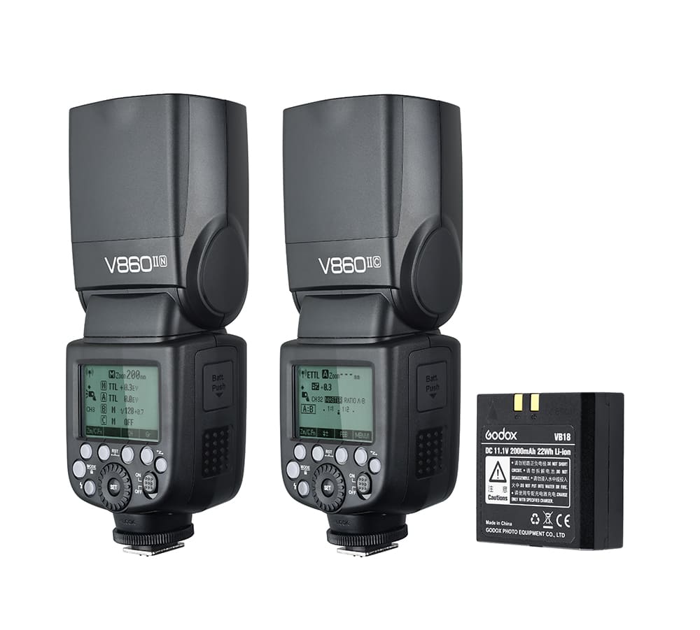 Đèn Flash Godox V860 II Canon - Hàng Chính Hãng