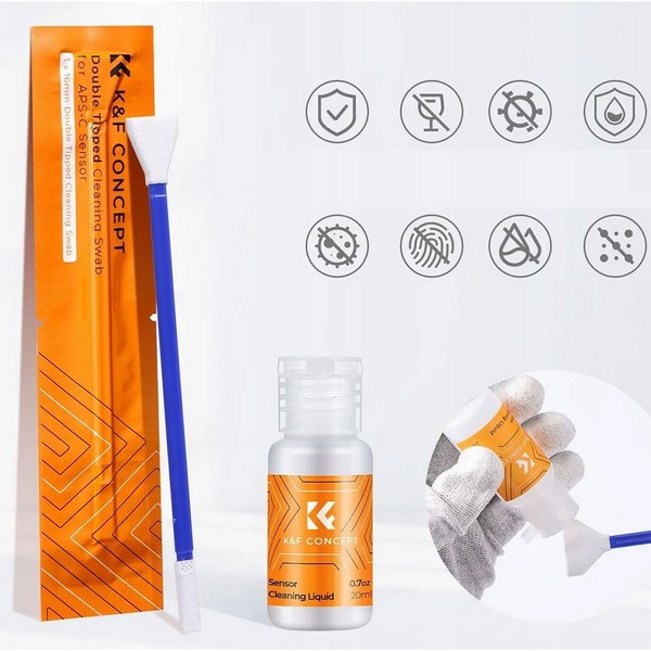 Bộ Vệ Sinh K&F Concept Sensor And Viewfinder Cleaning Kit KF08.080 - Hàng chính hãng