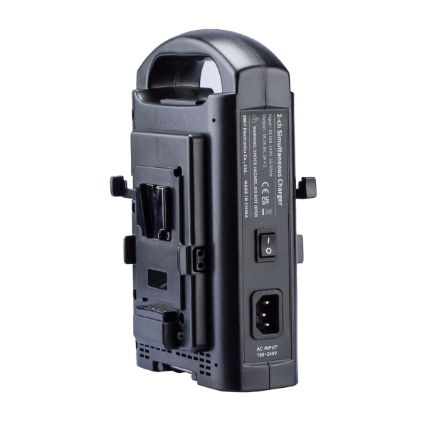 Bộ sạc Swit SC-302S 2-ch cho pin V-mount - Hàng chính hãng