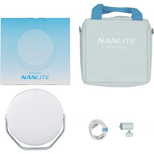 Đèn LED Bảng Tròn Nanlite Miro 60C RGBW Nebula C4
