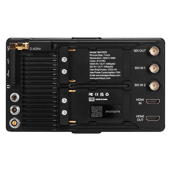 Monitor Portkeys BM7 II DS 7 inch - Hàng chính hãng