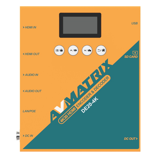 Bộ Livestream Avmatrix DE20-4K HDMI/NDI Encoder - Decoder