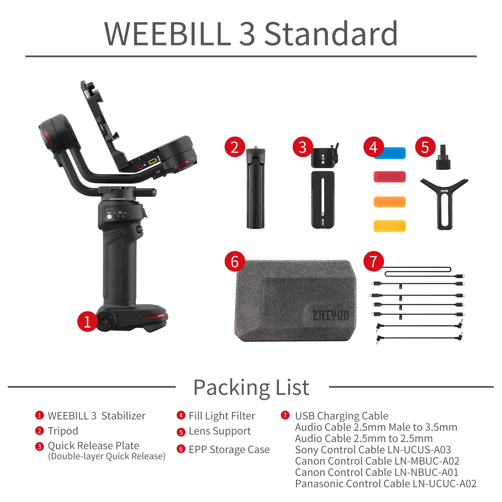 Gimbal Weebill 3 – Hàng Chính Hãng