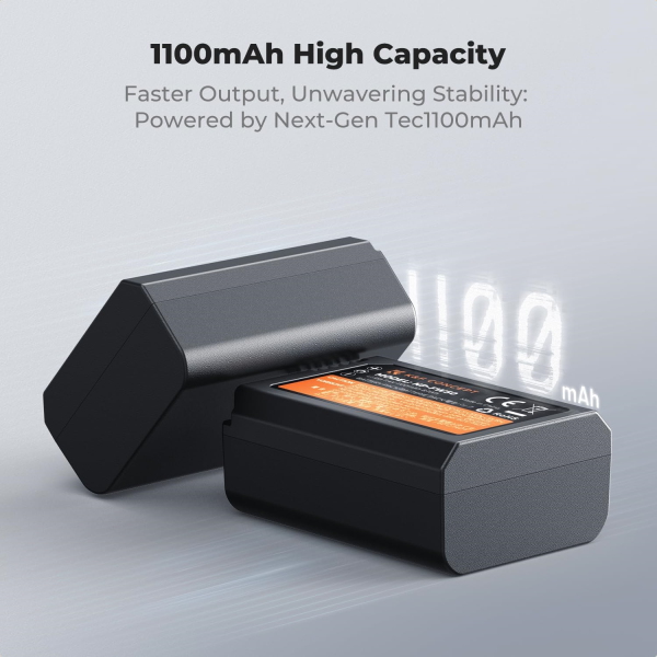 Bộ 2 pin 1 sạc đôi K&F NP-FW50 KF28.0015