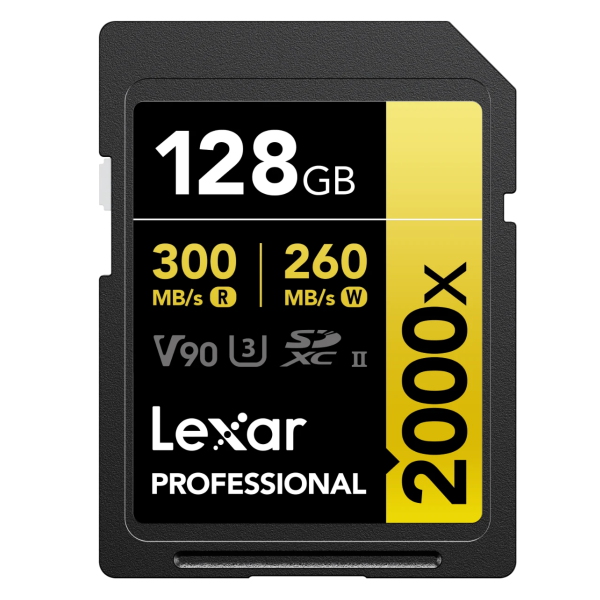 Thẻ nhớ SDXC Lexar Professional Gold 2000x UHS-II V90