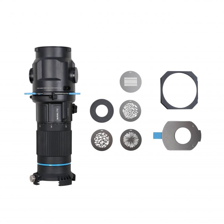Nanlite PJ-BM-25°-45° Đầu Đèn Hiệu Ứng Zoom Ngàm Bowens Mount