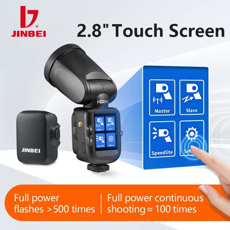 Đèn flash Jinbei HD-2 Max 4 in 1