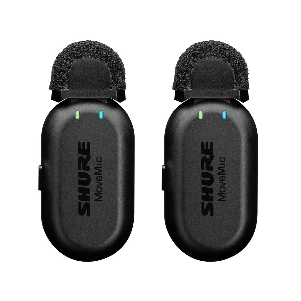 Micro Thu Âm Không Dây Shure MoveMic Two Cho Máy Ảnh, Điện Thoại Và Máy Tính