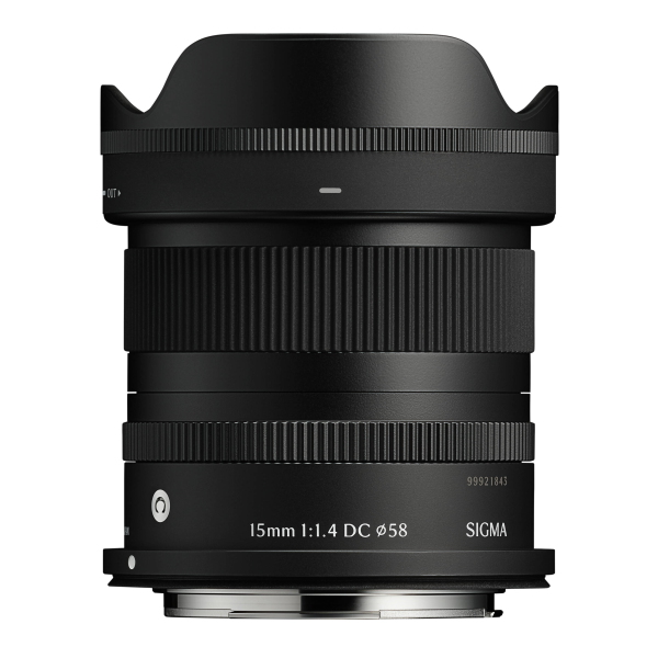 Ống kính Sigma 15mm F1.4 DC Contemporary - Hàng chính hãng